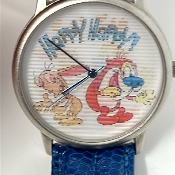 Nickelodeon Ren & Stimpy 1992 hologram/lenticular wrist watch - Picture 2 of 13